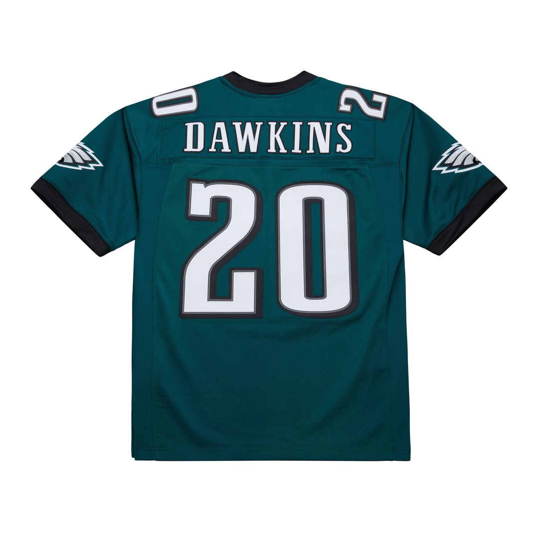 Brian Dawkins Philadelphia Eagles Mitchell & Ness Green 2007 Authentic Throwback Retired Player Jersey