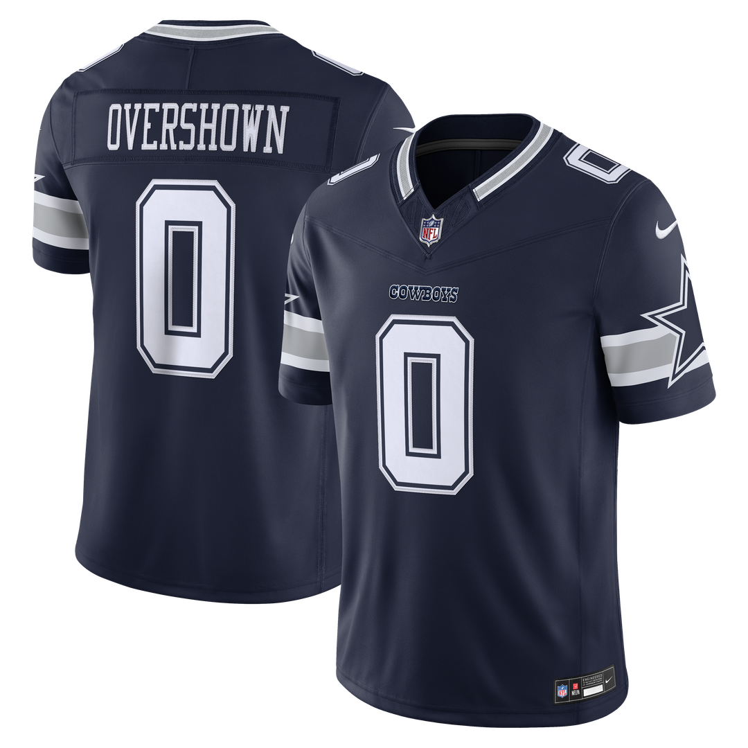 DeMarvion Overshown Dallas Cowboys Nike Navy Team Vapor F.U.S.E. Stitched Limited Jersey
