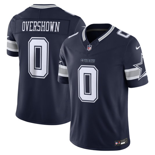 DeMarvion Overshown Dallas Cowboys Nike Navy Team Vapor F.U.S.E. Stitched Limited Jersey