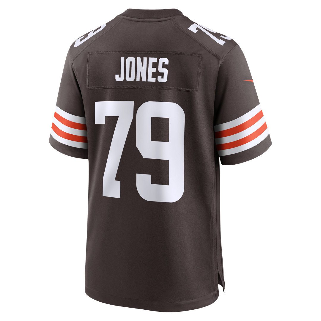Dawand Jones Cleveland Browns Nike Brown Team Game Jersey