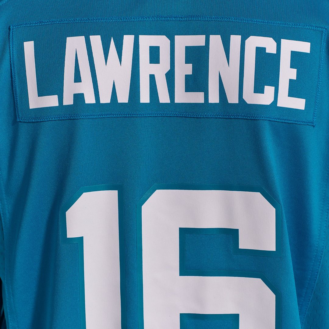 Trevor Lawrence Jacksonville Jaguars Nike Teal Home Game Jersey