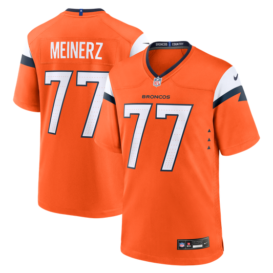Quinn Meinerz Denver Broncos Nike Orange Team Game Jersey