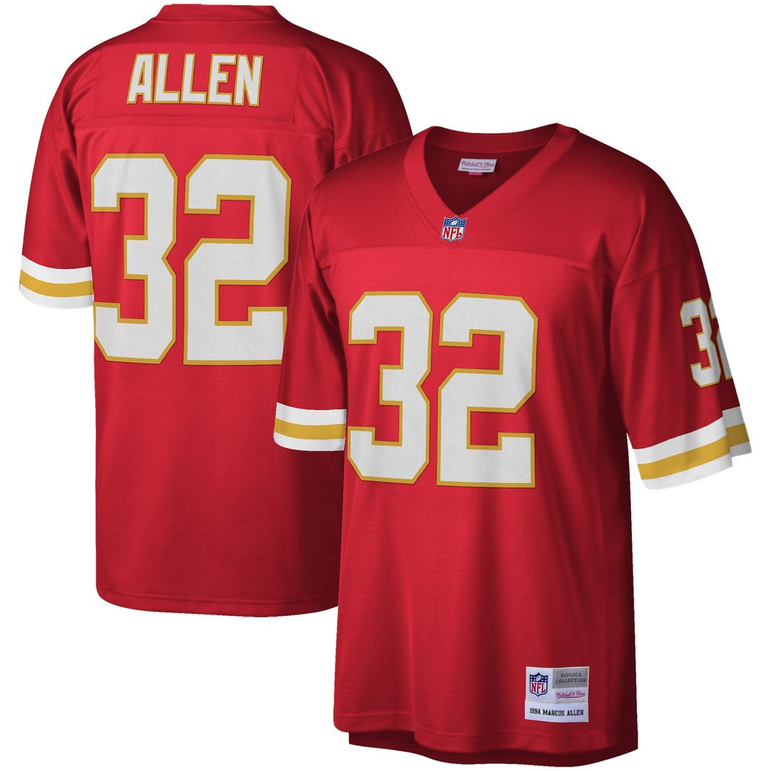 Marcus Allen Kansas City Chiefs Mitchell & Ness Red Legacy Replica Jersey