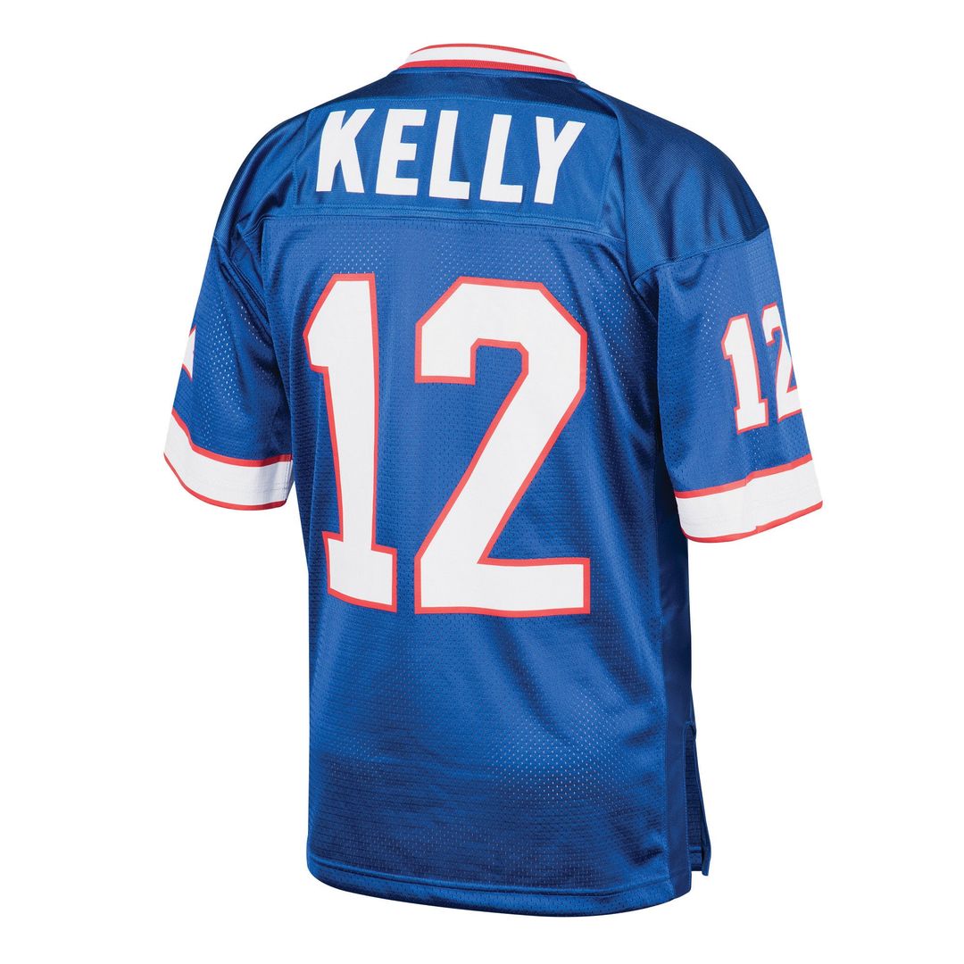 Jim Kelly Buffalo Bills 1994 Mitchell & Ness Royal Authentic Throwback Retired Player Jersey