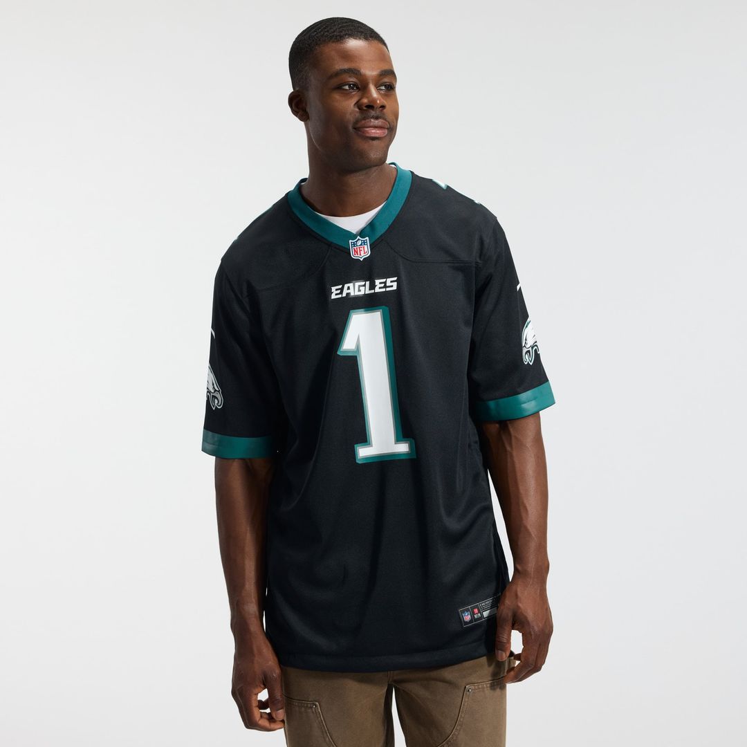 Jalen Hurts Philadelphia Eagles Nike Midnight Green Team Game Jersey