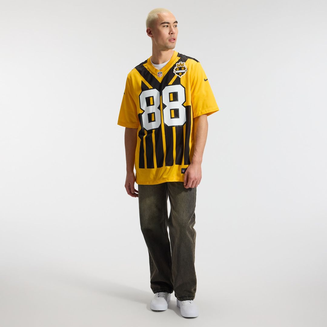 Pat Freiermuth Pittsburgh Steelers Nike Gold Alternate 1933 Throwback Game Jersey