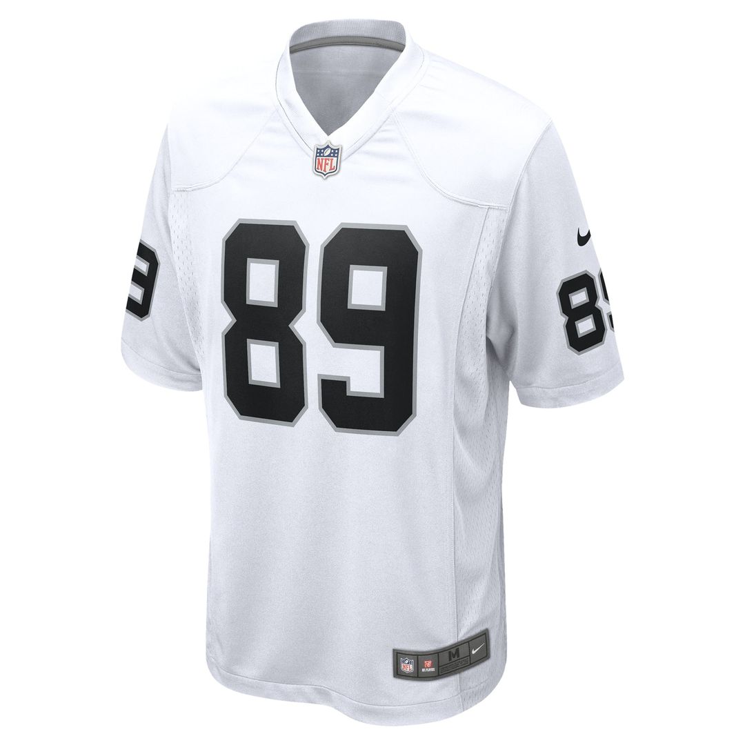 Brock Bowers Las Vegas Raiders Nike Black Player Game Jersey