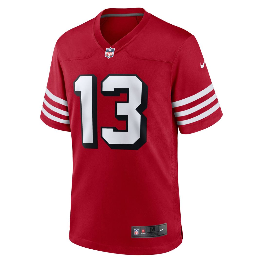 Brock Purdy San Francisco 49ers Nike Scarlet Alternate Game Player Jersey
