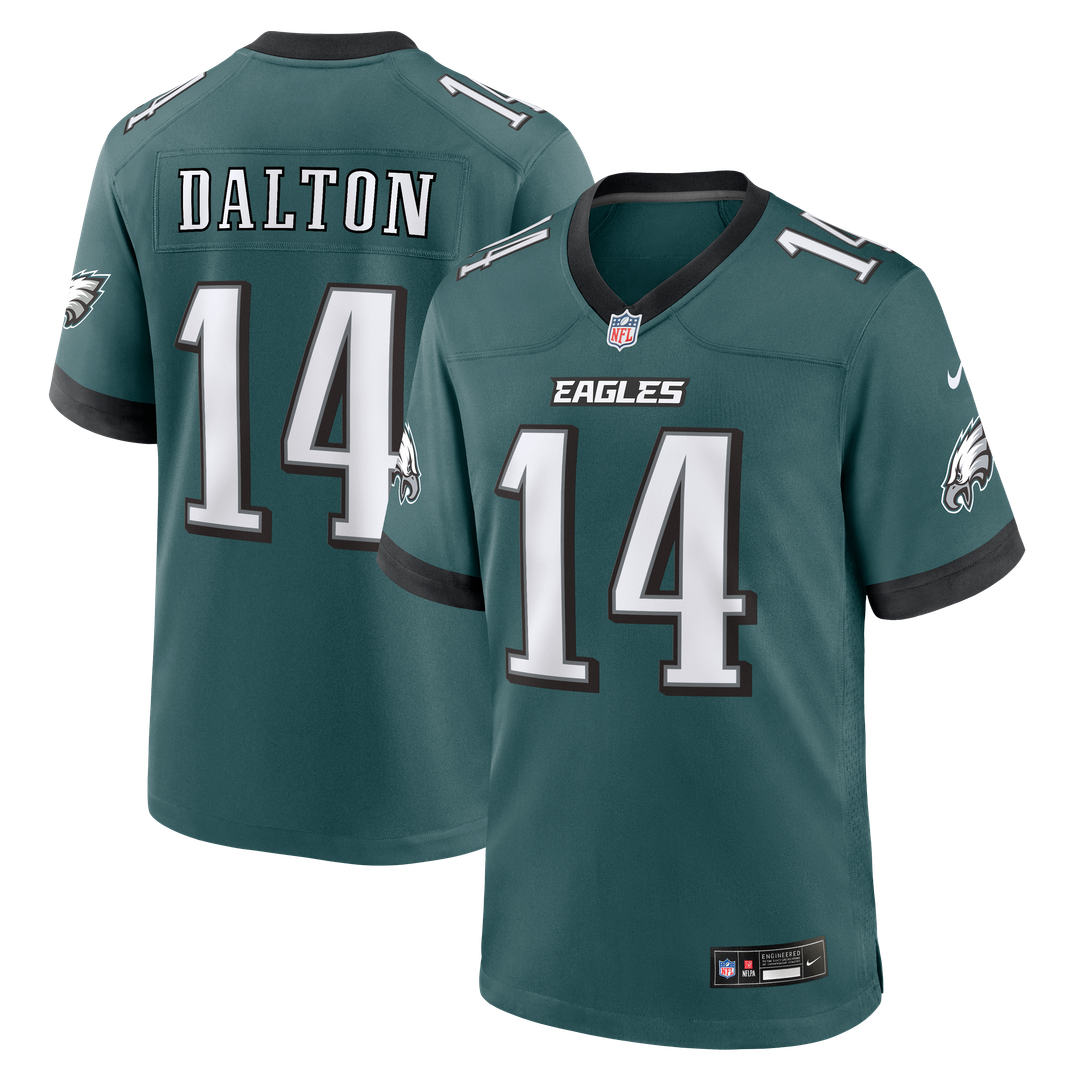 Andy Dalton Philadelphia Eagles Nike Midnight Green Team Game Jersey