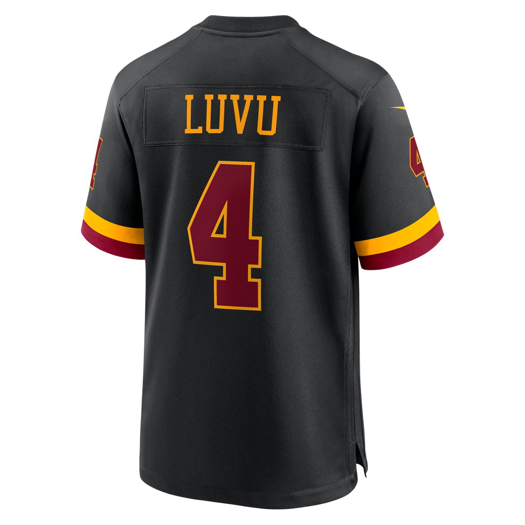 Frankie Luvu Washington Commanders Nike Black Hail Raiser Alternate Game Jersey