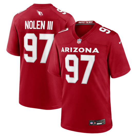 Walter Nolen Arizona Cardinals Nike Cardinal Game Player Jersey