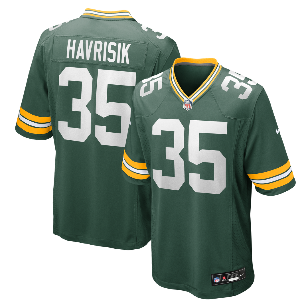 Lucas Havrisik Green Bay Packers Nike Green Team Game Jersey