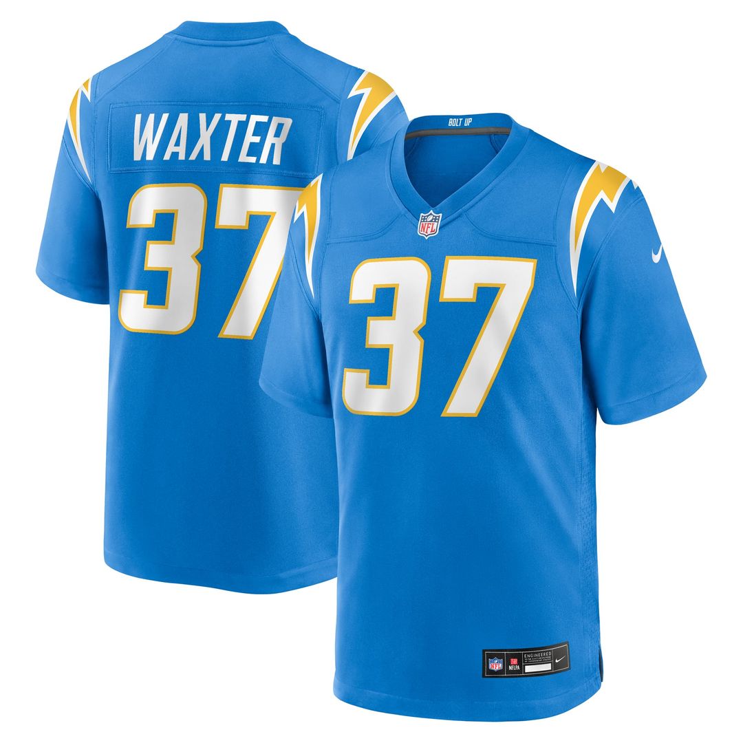 Isas Waxter Los Angeles Chargers Nike Powder Blue Team Game Jersey