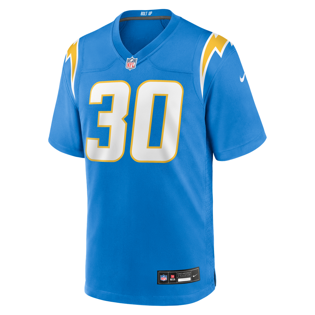 Alec Ingold Los Angeles Chargers Nike Powder Blue Team Game Jersey