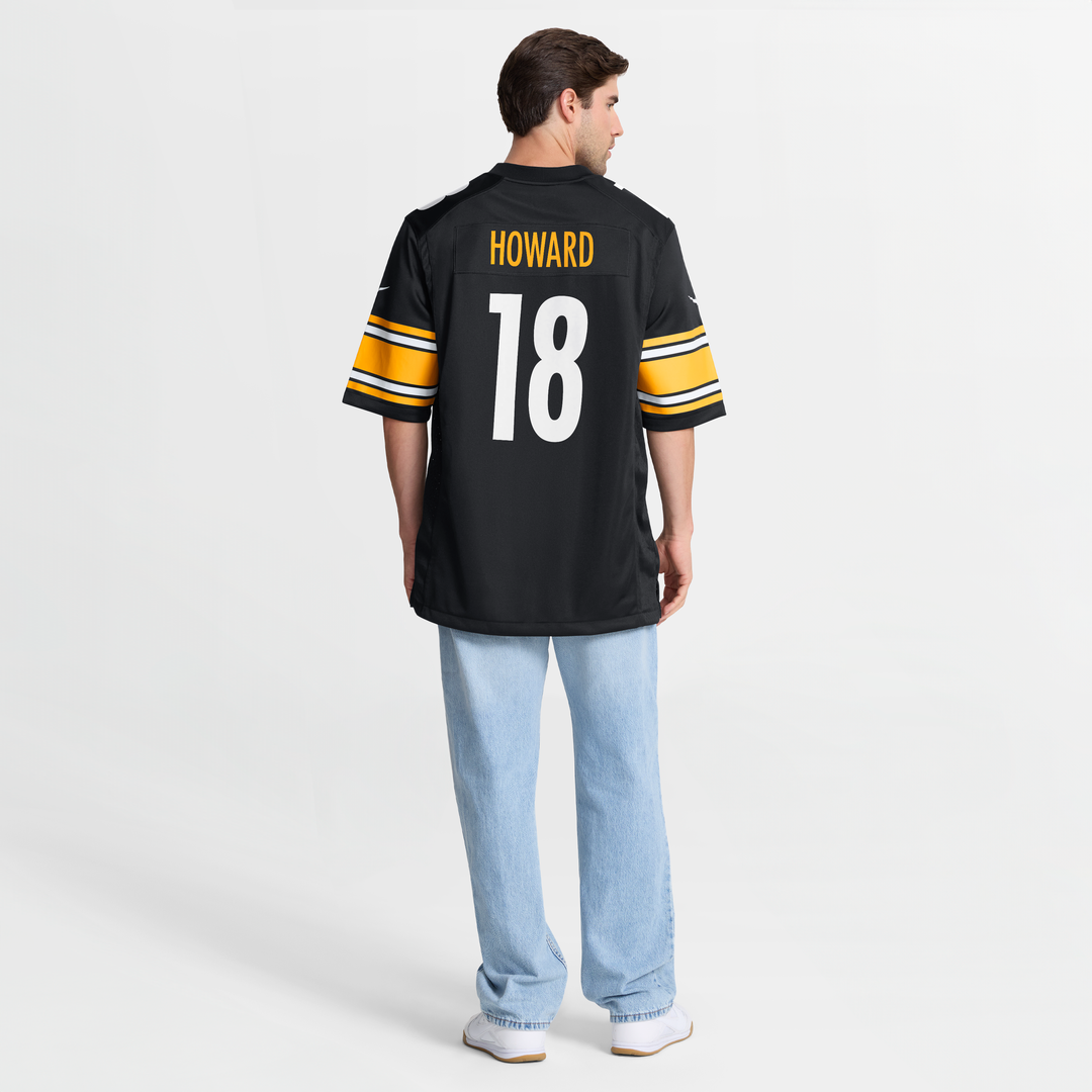 Will Howard Pittsburgh Steelers Nike Black Team Game Jersey