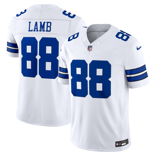 CeeDee Lamb Dallas Cowboys Nike White Vapor F.U.S.E. Stitched Limited Jersey