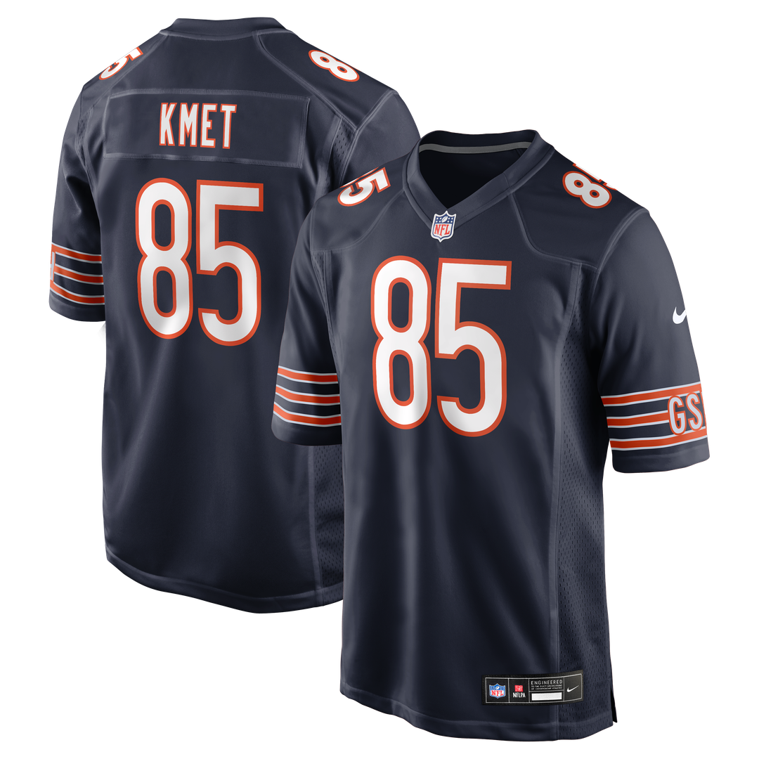 Cole Kmet Chicago Bears Nike Navy Player Game Jersey