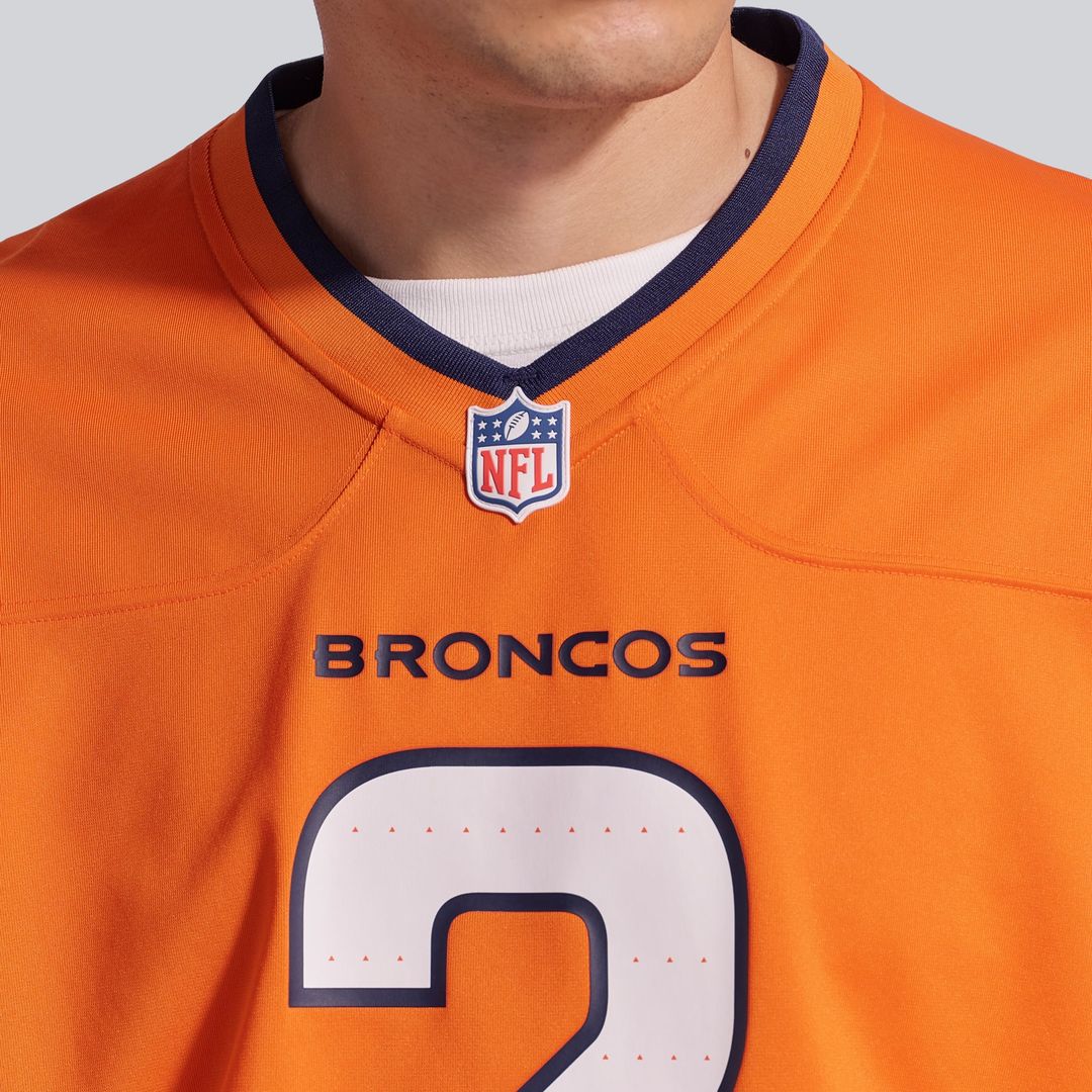 Patrick Surtain II Denver Broncos Nike Orange Team Game Jersey