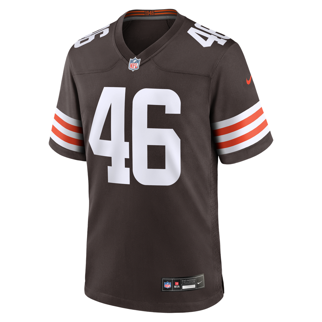 Don Fleming Cleveland Browns Nike Brown Retired Player Jersey