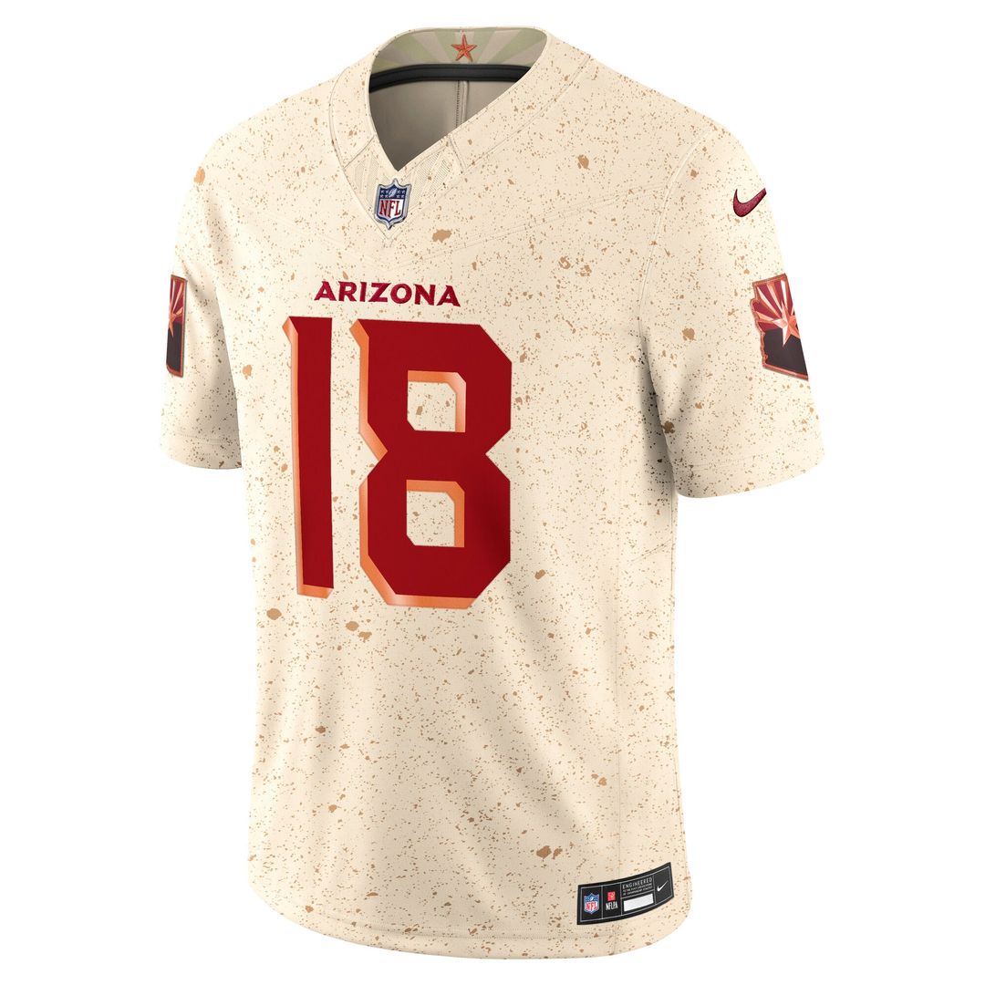 Marvin Harrison Jr. Arizona Cardinals Nike Natural Rivalries Collection Stitched Limited Jersey