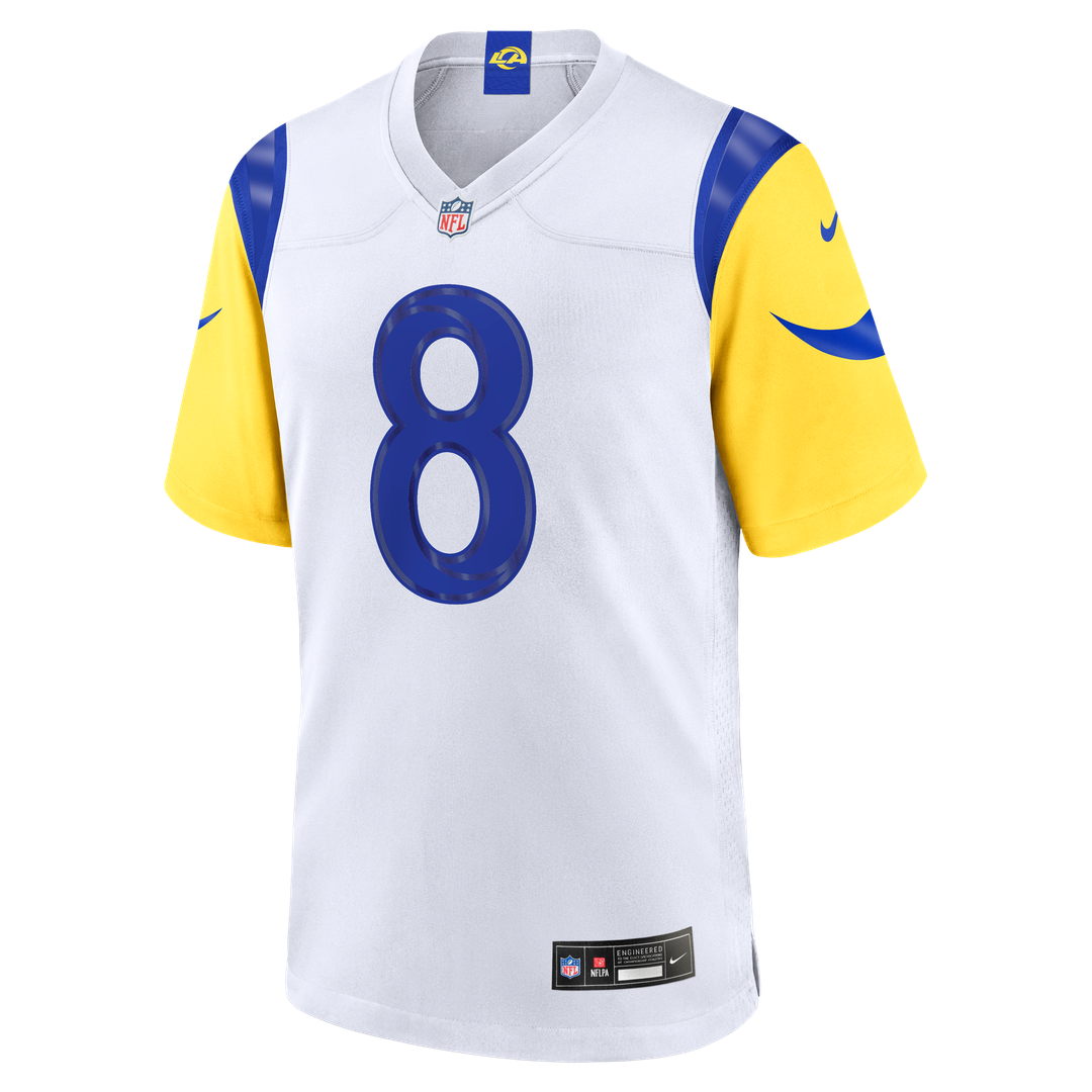 Jared Verse Los Angeles Rams Nike White White Game Player Jersey