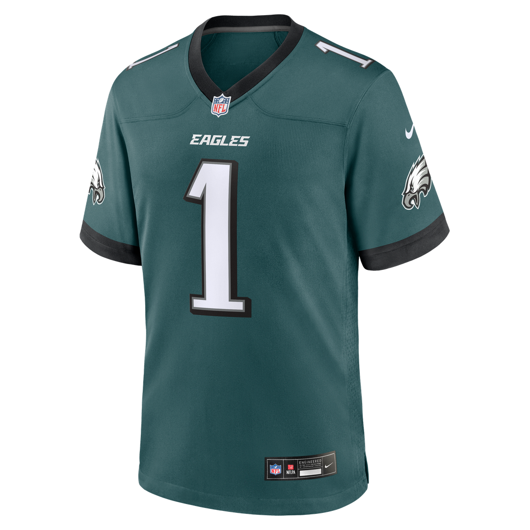 Jalen Hurts Philadelphia Eagles Nike Midnight Green Team Game Jersey