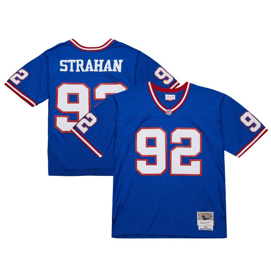 Michael Strahan New York Giants Mitchell & Ness Royal 1993 Legacy Replica Jersey
