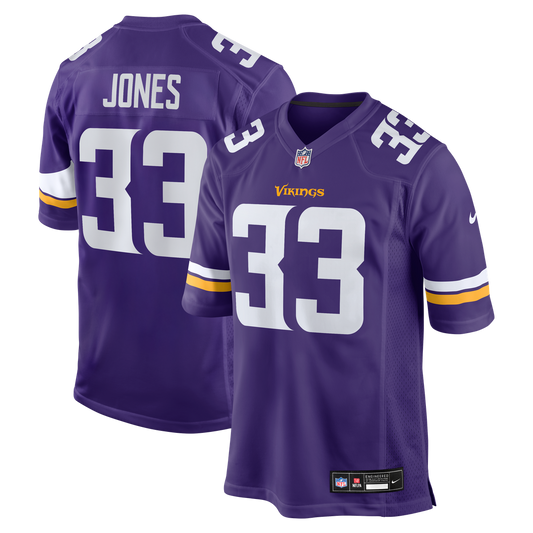 Aaron Jones Minnesota Vikings Nike Purple Game Player Jersey