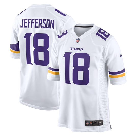 Justin Jefferson Minnesota Vikings Nike White Game Player Jersey