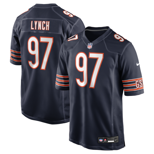 James Lynch Chicago Bears Nike Navy Team Game Jersey