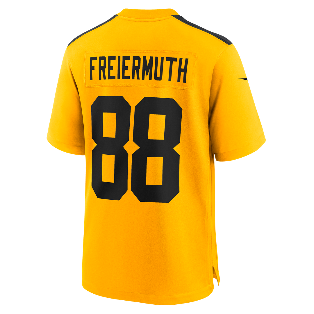 Pat Freiermuth Pittsburgh Steelers Nike Gold Alternate 1933 Throwback Game Jersey