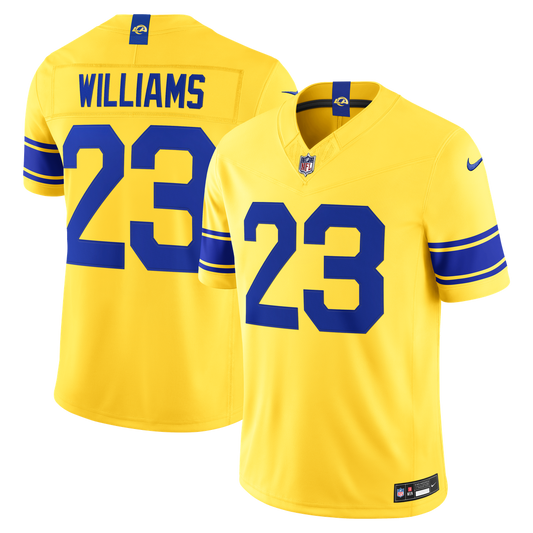 Kyren Williams Los Angeles Rams Nike Classic Sol Vapor F.U.S.E. Stitched Limited Jersey