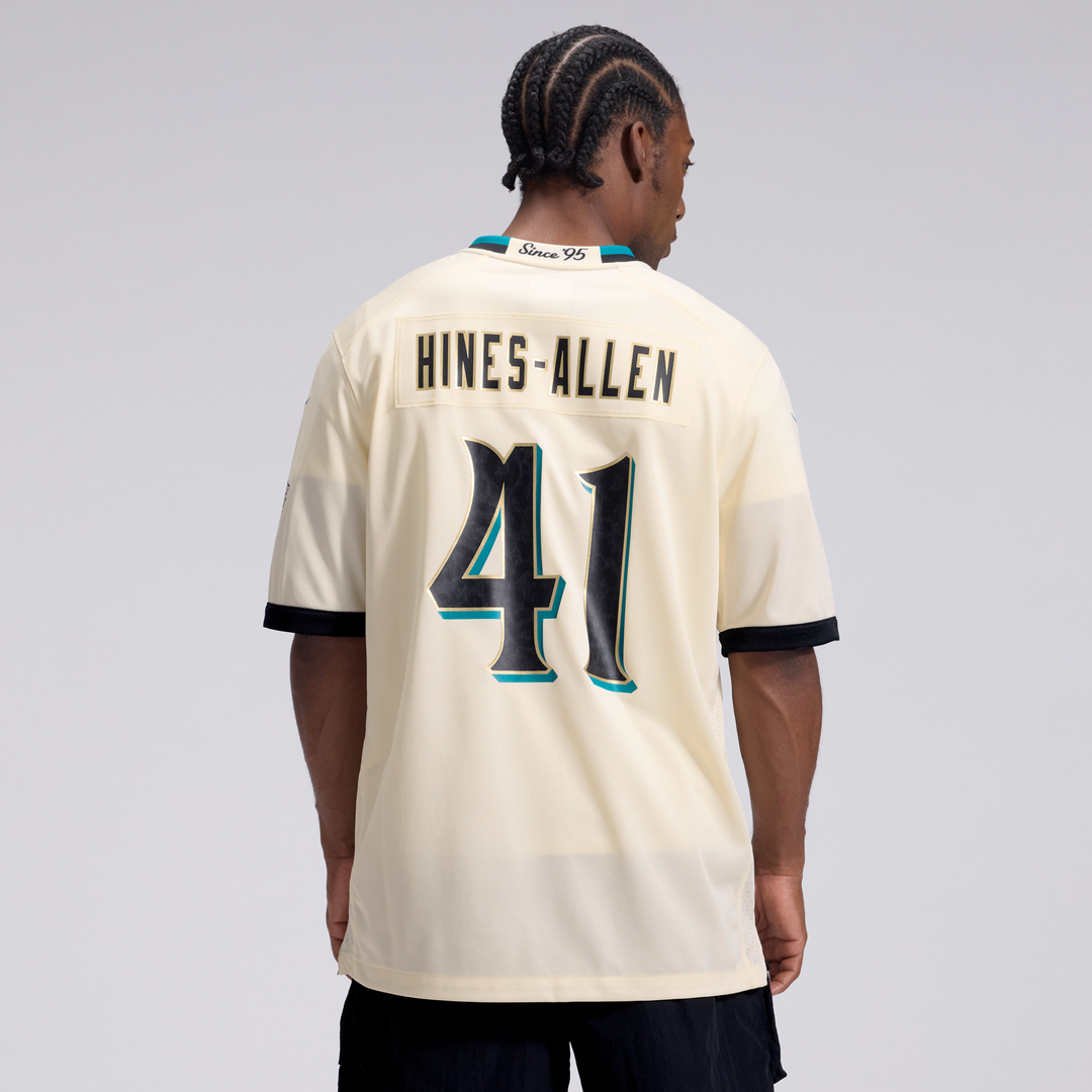 Josh Hines-Allen Jacksonville Jaguars Nike Natural 2026 Rivalries Collection Game Jersey