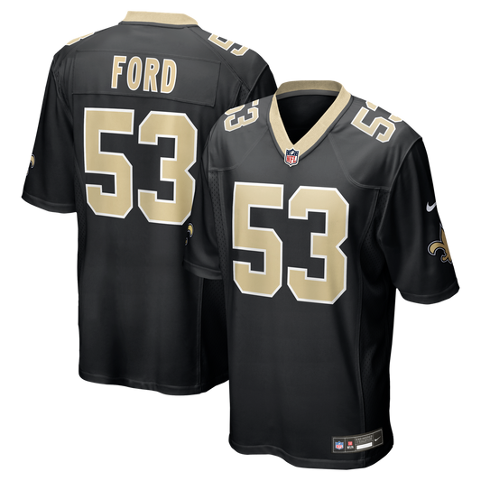 Jaylan Ford New Orleans Saints Nike Black Game Jersey
