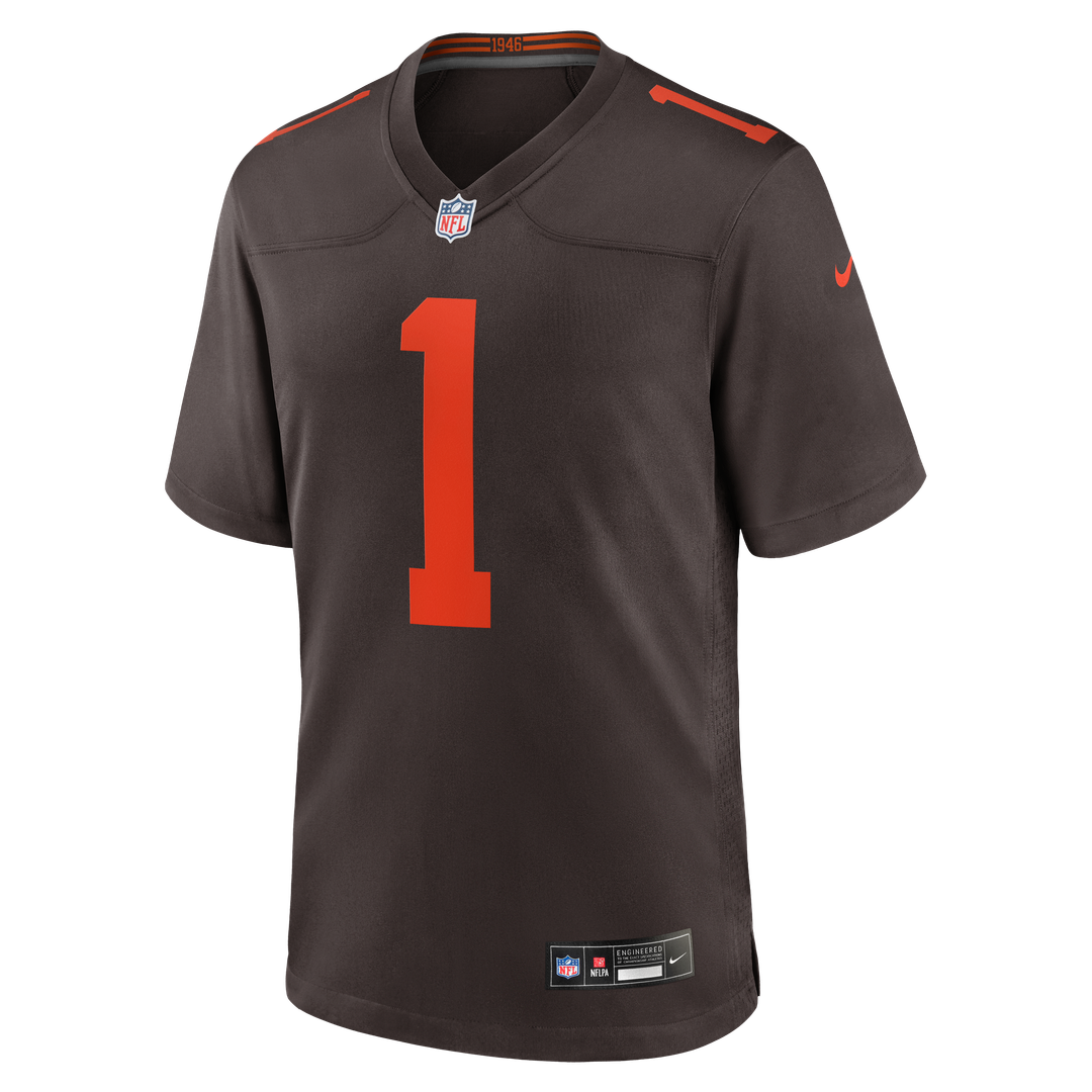 KC Concepcion Jr. Cleveland Browns Nike White Game Jersey