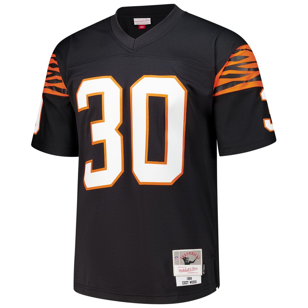 Ickey Woods Cincinnati Bengals Mitchell & Ness Black 1988 Legacy Replica Jersey