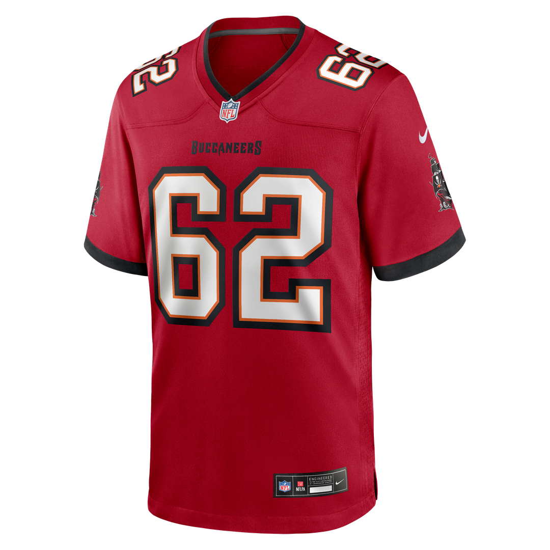 Graham Barton Tampa Bay Buccaneers Pick No. 26 Nike Red Player Game Jersey