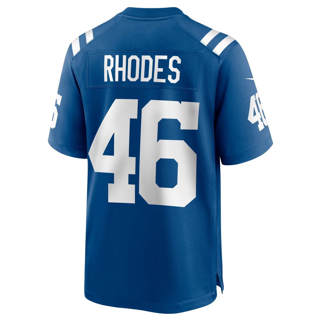 Luke Rhodes Indianapolis Colts Nike Royal Game Jersey