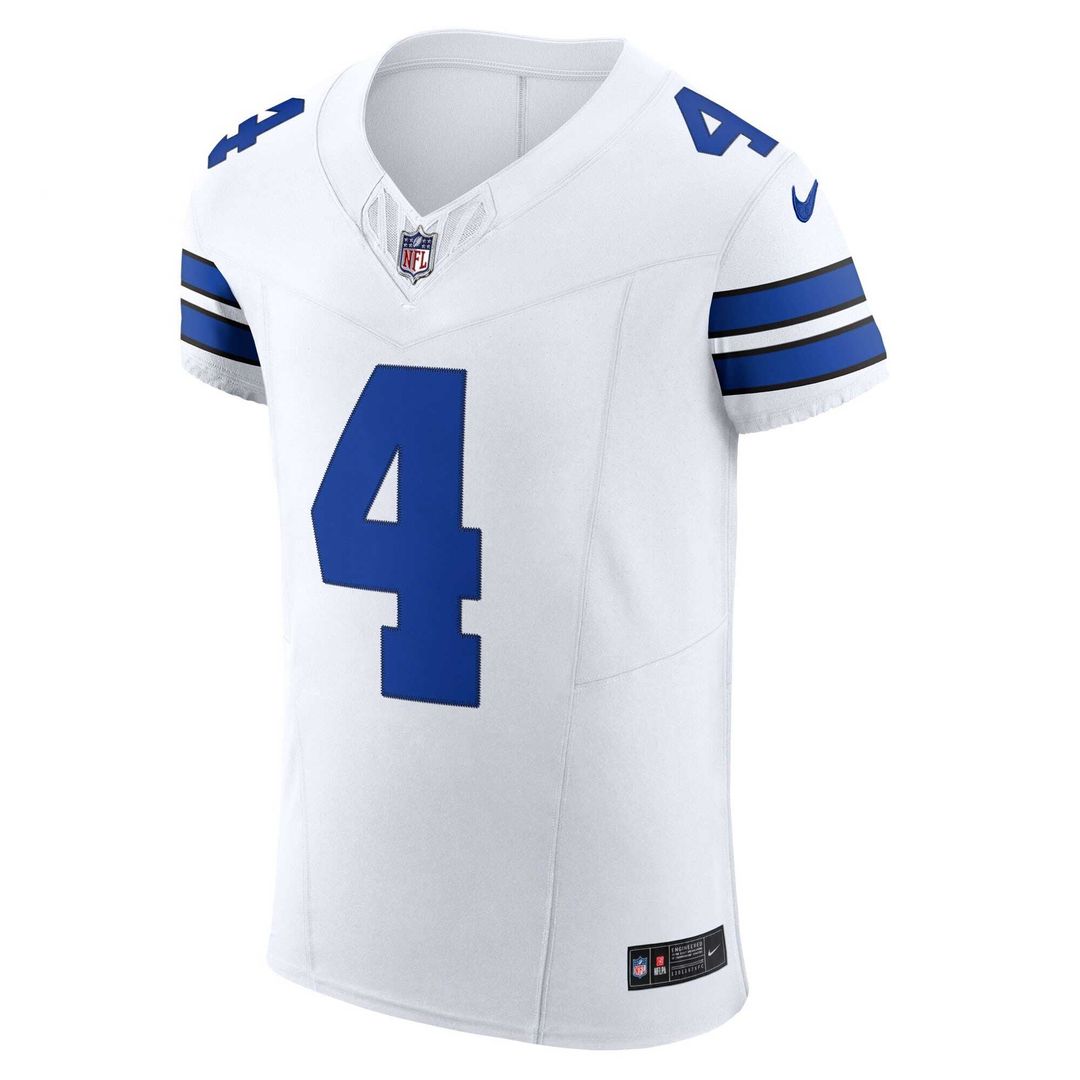 Dak Prescott Dallas Cowboys Nike White Vapor F.U.S.E. Elite Jersey