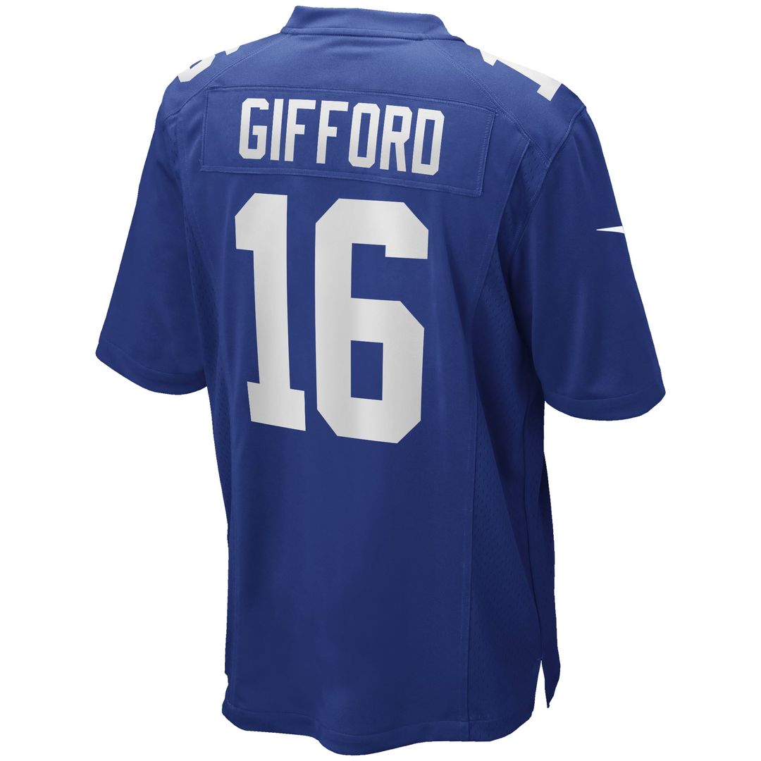 Frank Gifford New York Giants Nike Royal Game Retired Player Jersey