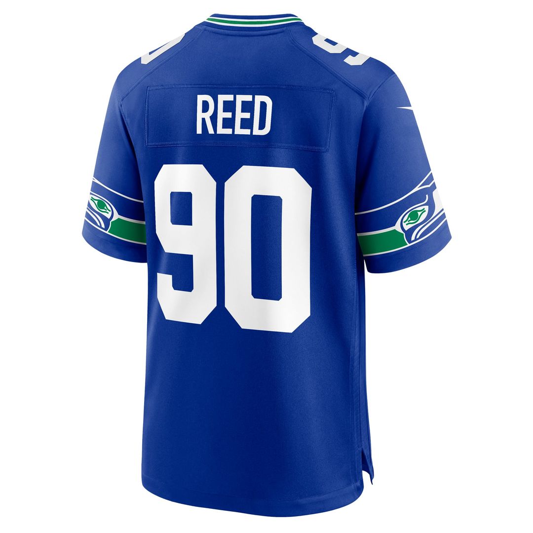 Jarran Reed Seattle Seahawks Nike Royal Alternate Game Jersey