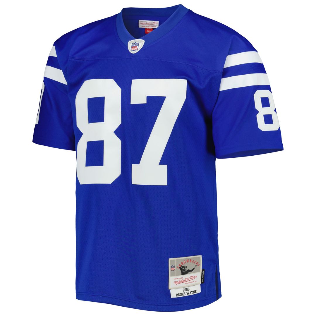 Reggie Wayne Indianapolis Colts Mitchell & Ness Royal Legacy Replica Jersey