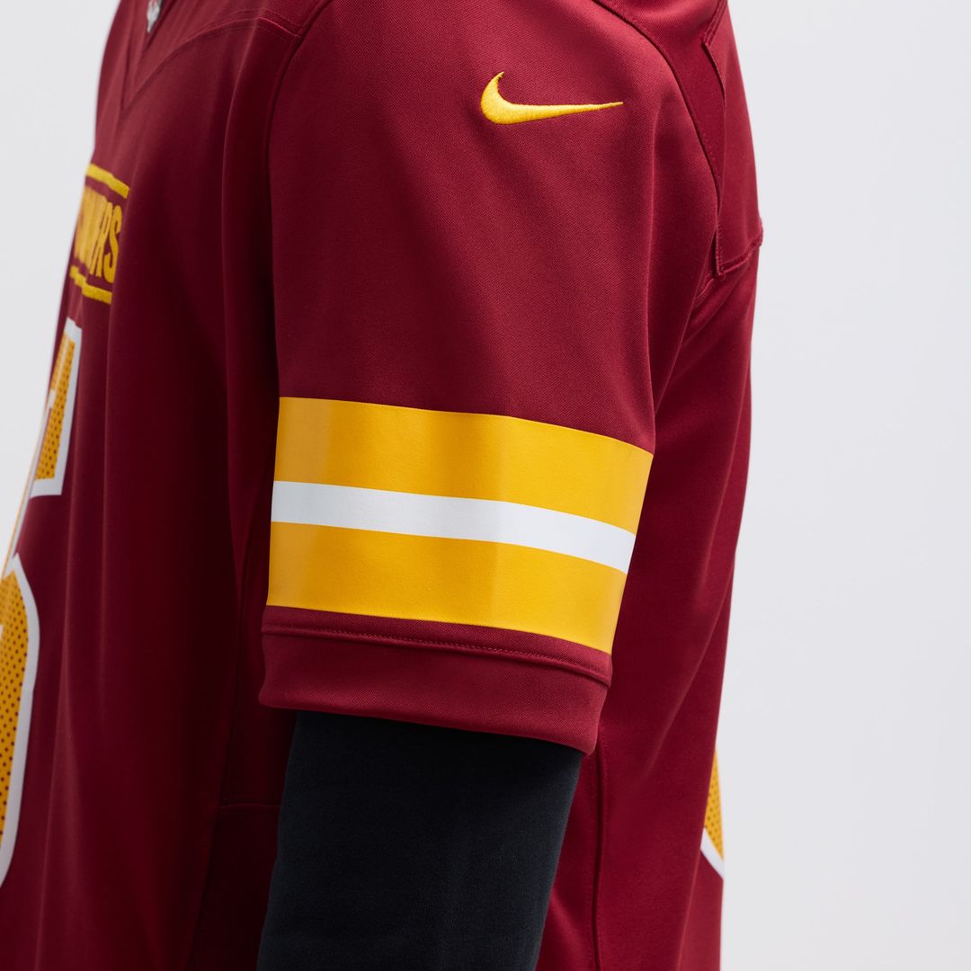Washington Commanders Jayden Daniels Nike White Vapor F.U.S.E. Limited Super Bowl Era Jersey