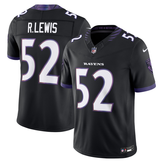 Ray Lewis Baltimore Ravens Nike Black Alternate Vapor F.U.S.E. Stitched Retired Player Limited Jersey