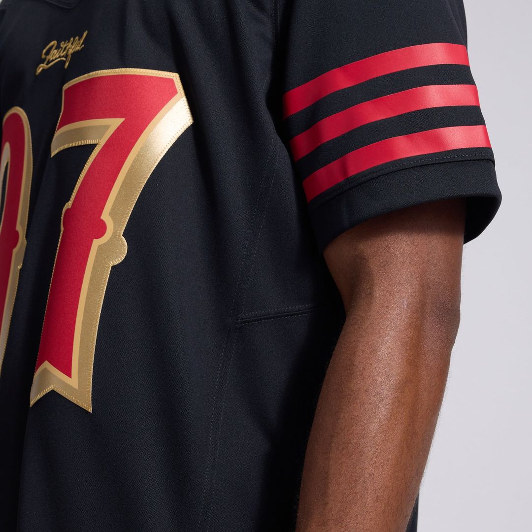 Nick Bosa San Francisco 49ers Nike Black Rivalries Collection Stitched Limited Jersey