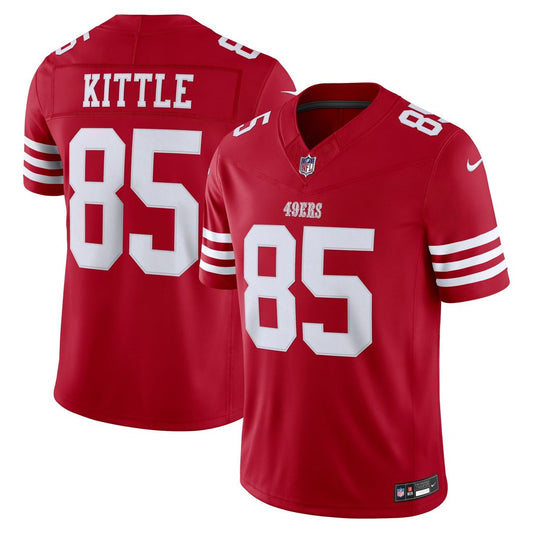 George Kittle San Francisco 49ers Nike Scarlet Team Vapor F.U.S.E. Stitched Limited Jersey
