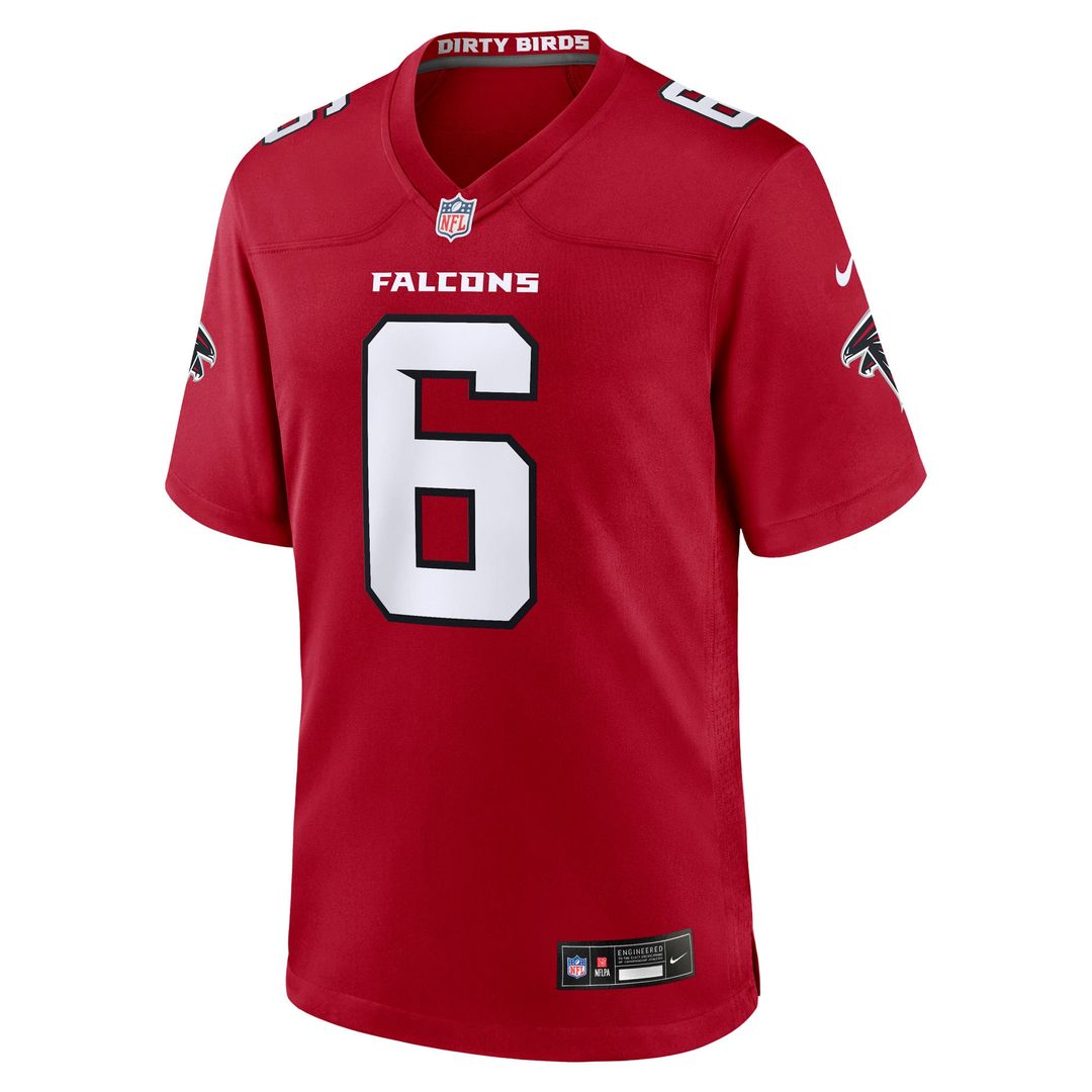 Nick Folk Atlanta Falcons Nike Red Team Game Jersey