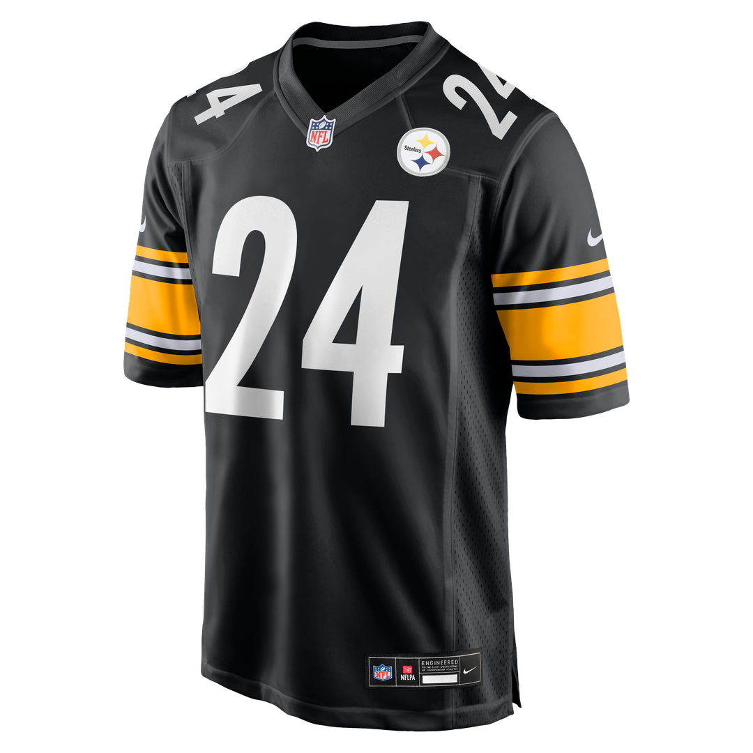 Joey Porter Jr. Pittsburgh Steelers Nike Black Game Jersey