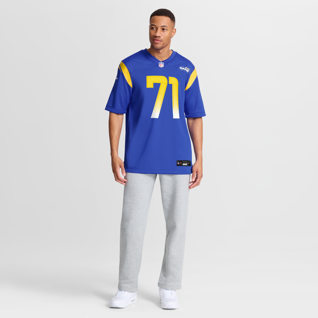 Warren McClendon Jr. Los Angeles Rams Nike Royal Team Game Jersey