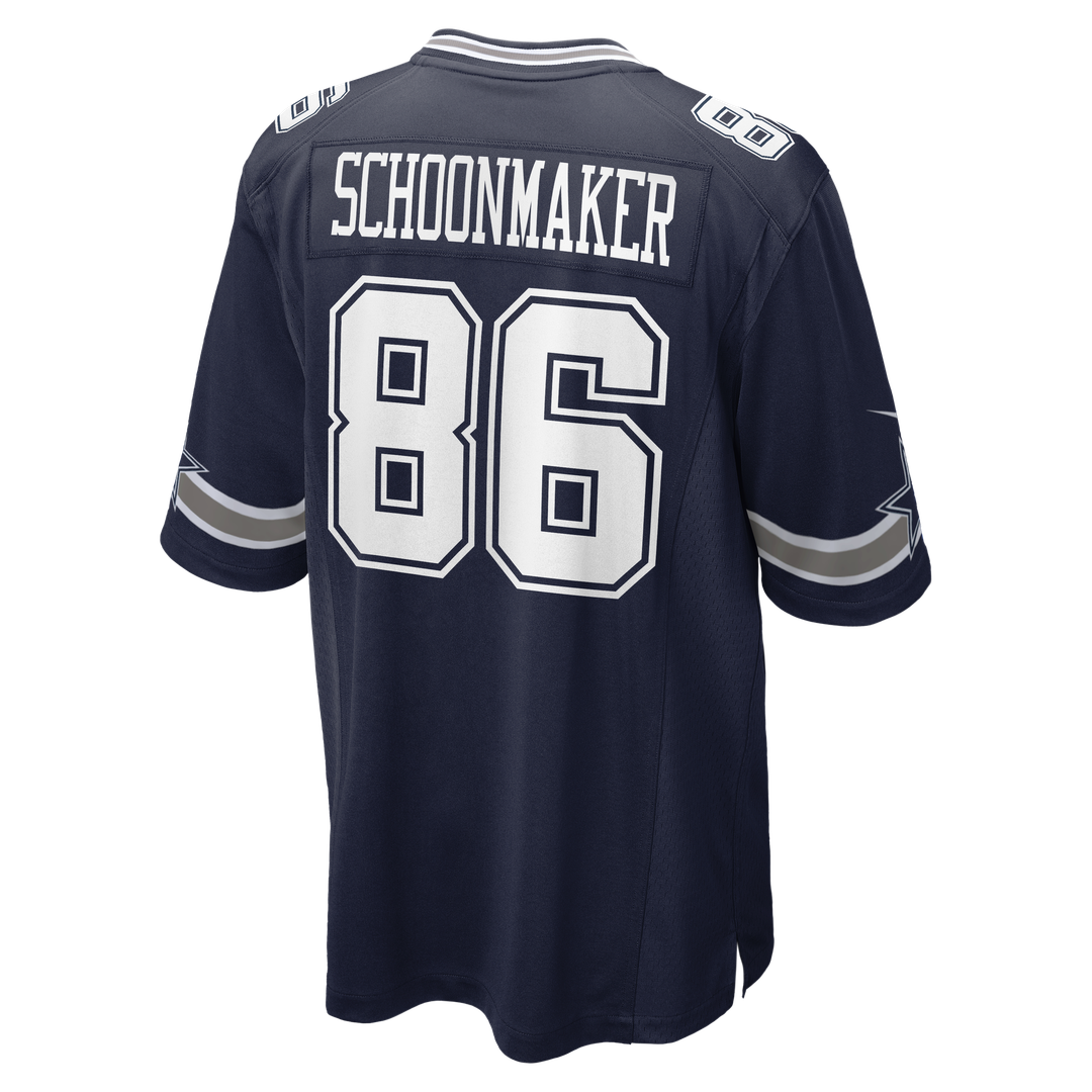 Luke Schoonmaker Dallas Cowboys Nike Navy Team Game Jersey